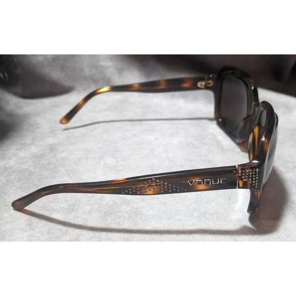 Vogue Rhinestone Glam Tortoise Sunglasses main image 5